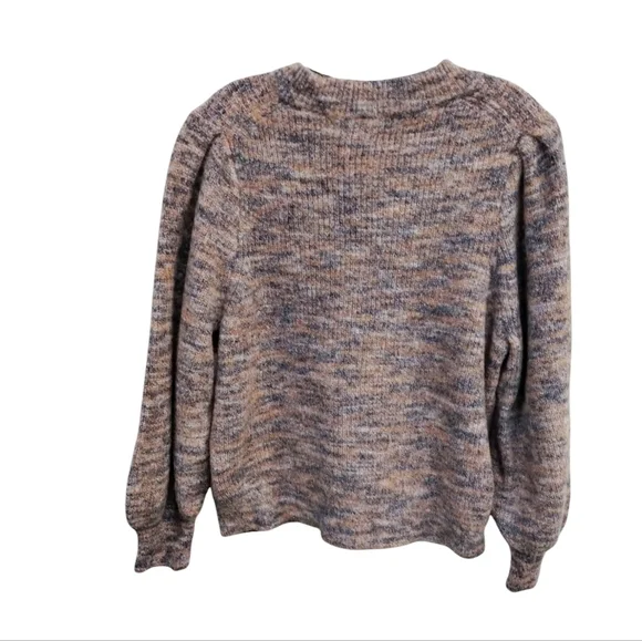 Madewell Women's Space-Dyed Eaton Puff Wool Blend Sweater size XL‎ Cozy Romantic - Picture 4 of 8